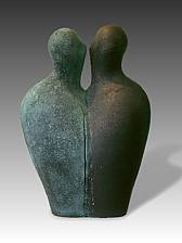 Sculptured Form - stoneware - 75cm