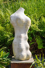 White Sculptured Form - 125cm